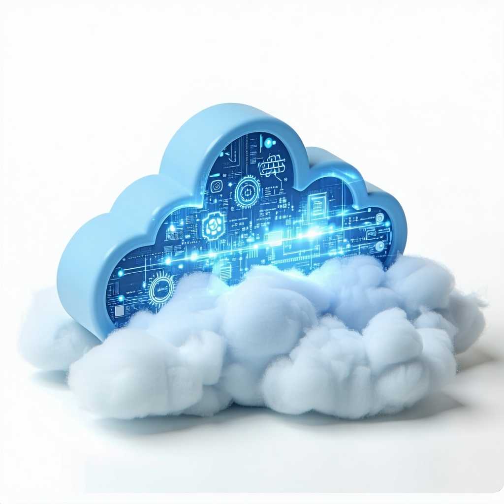 customized private cloud technology with white background-1
